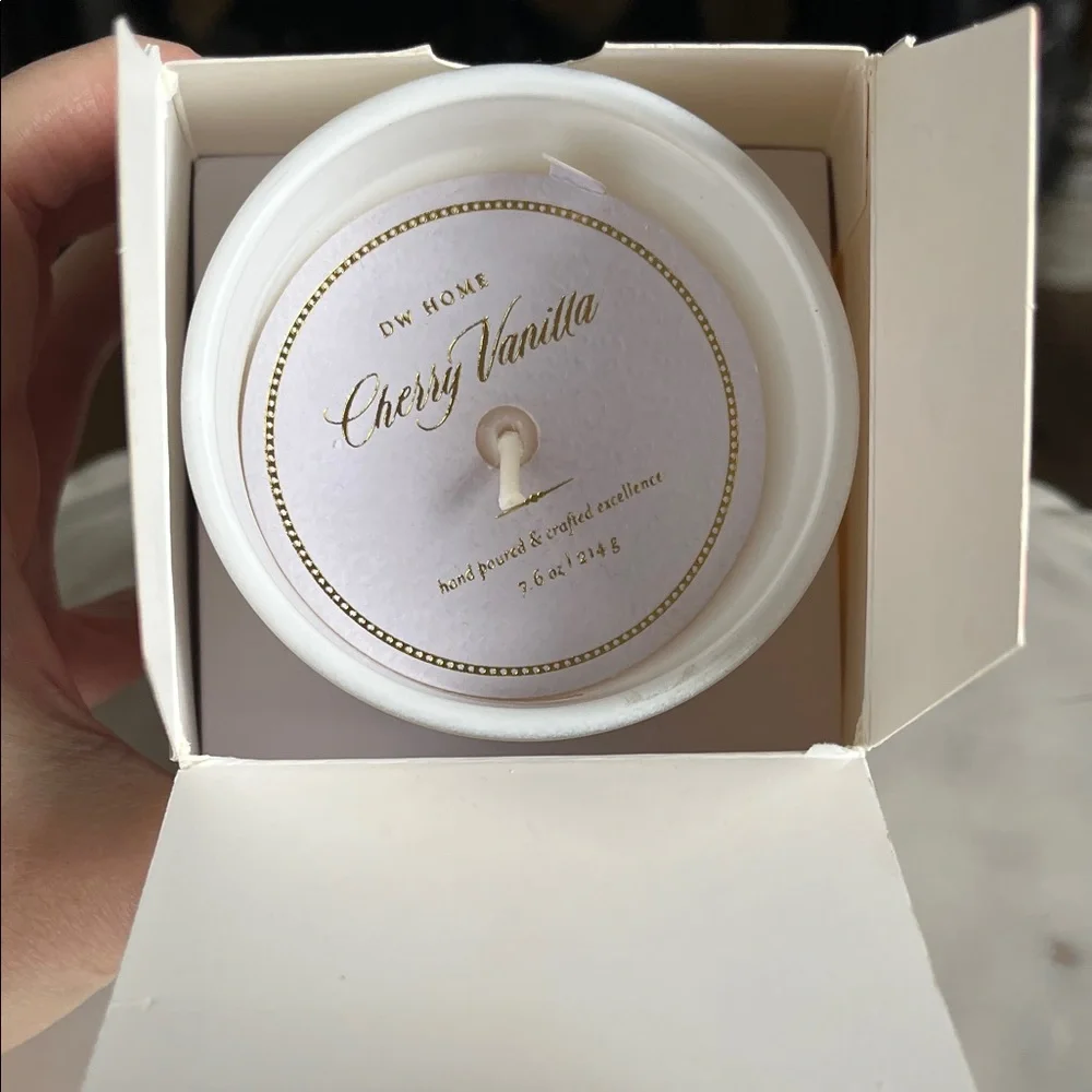 DW Home Cherry Vanilla Candle w/Box - NWT